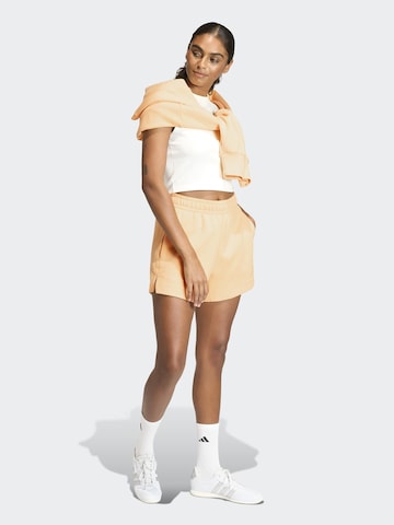 ADIDAS SPORTSWEAR Voľný strih Športové nohavice 'ALL SZN' - Oranžová: predná strana