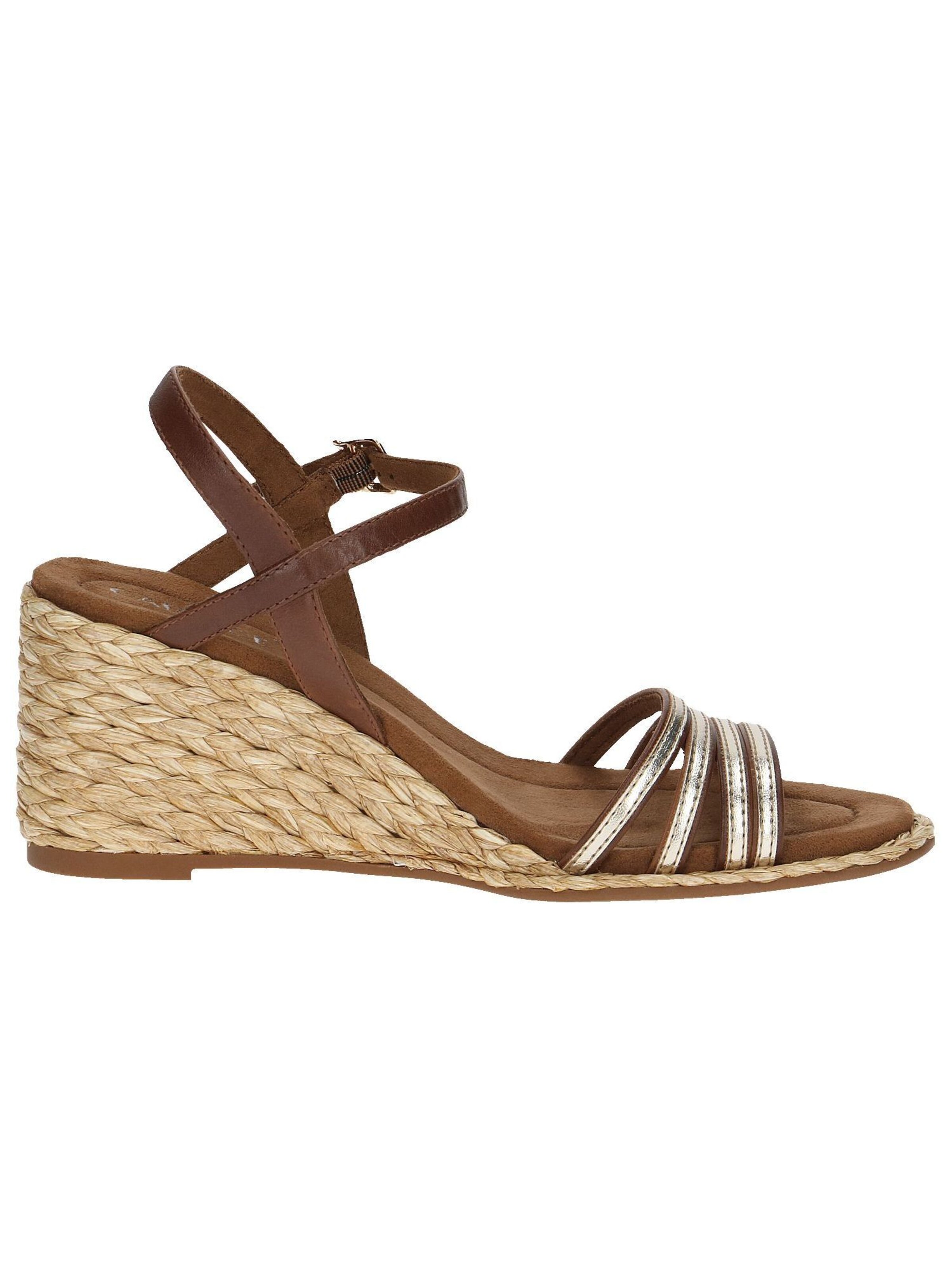CAPRICE Sandalen met riem in Bruin