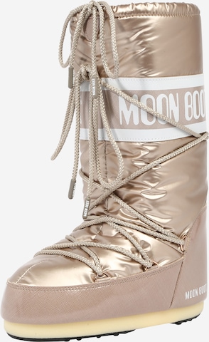 MOON BOOT Snow Boots in Gold: front