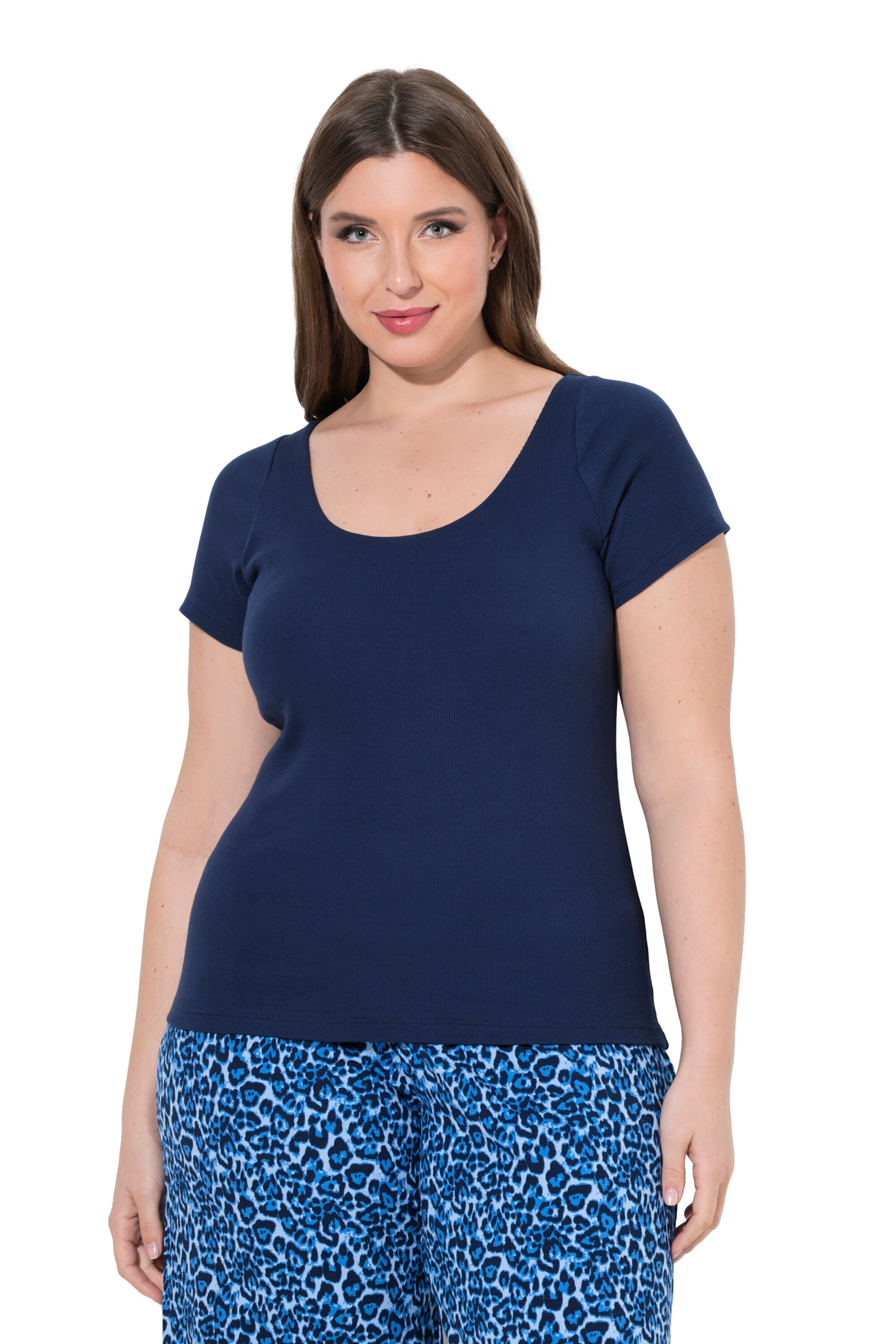 Ulla Popken Shirt in Blue: front