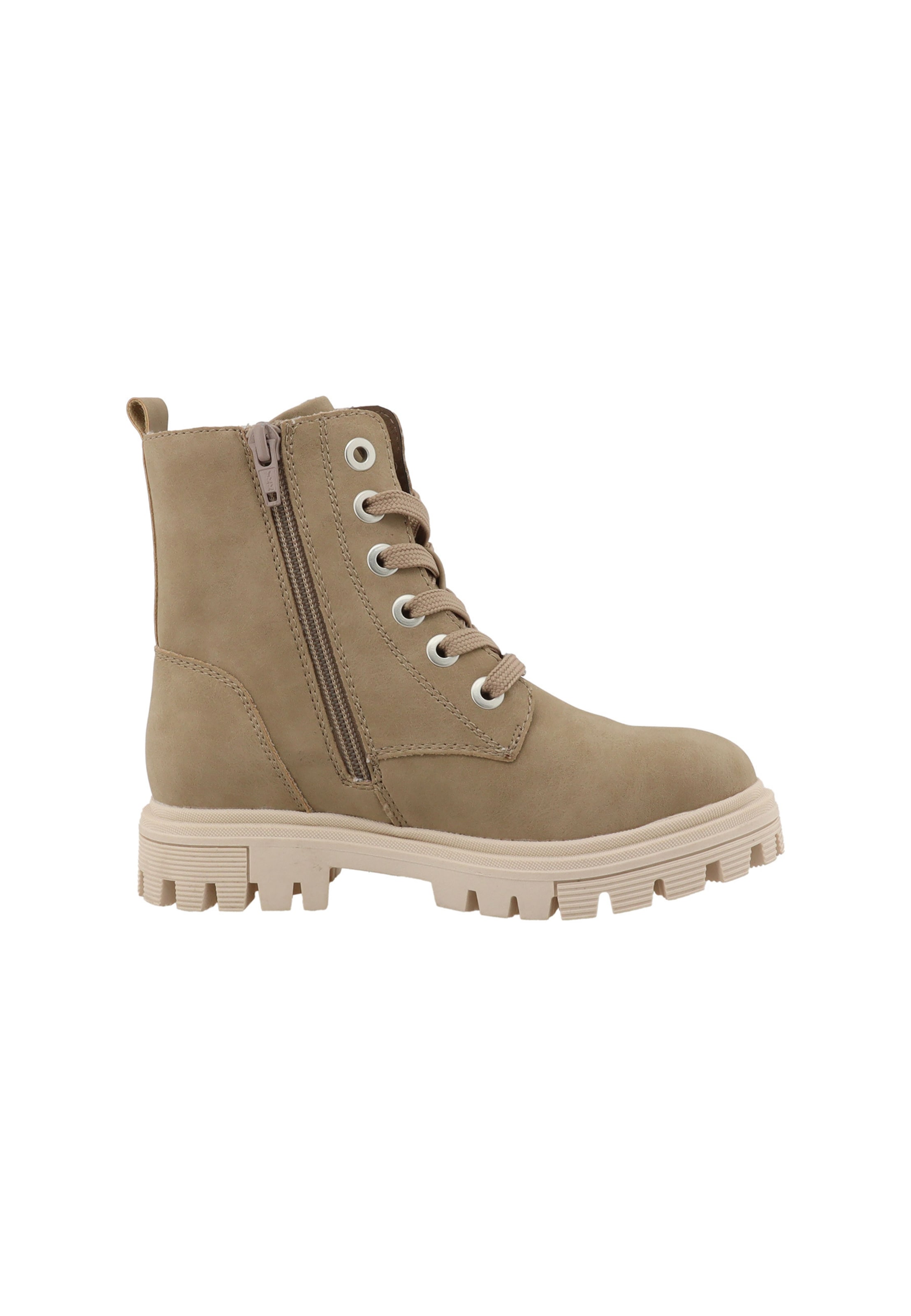 Bottes TOM TAILOR en beige : devant