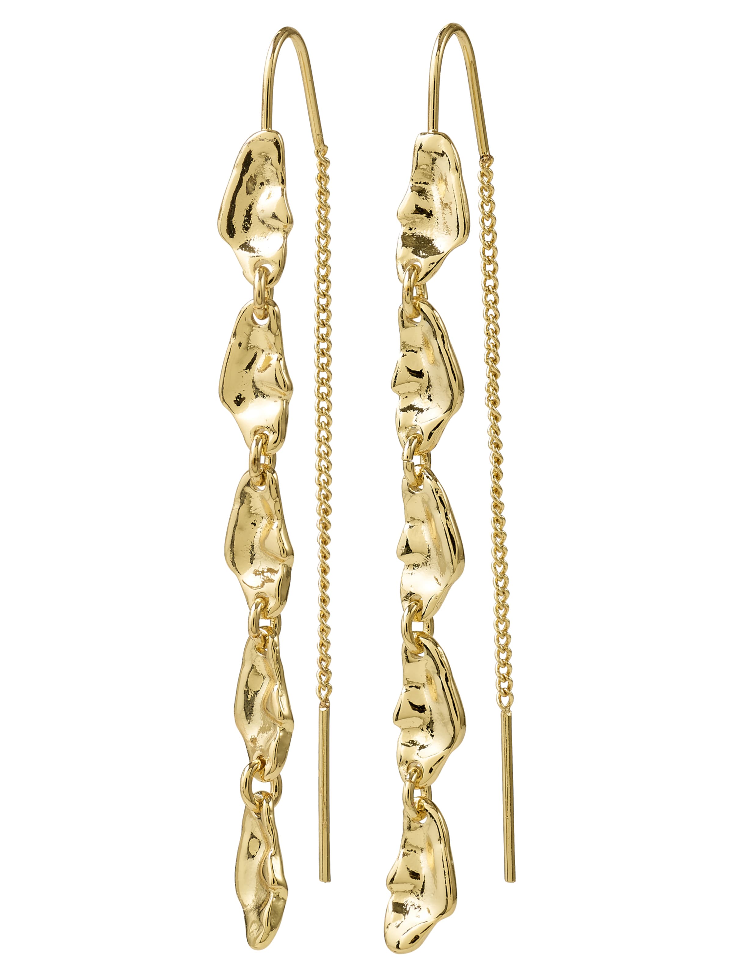 Pilgrim Oorbellen 'Eliyah' in Goud: voorkant