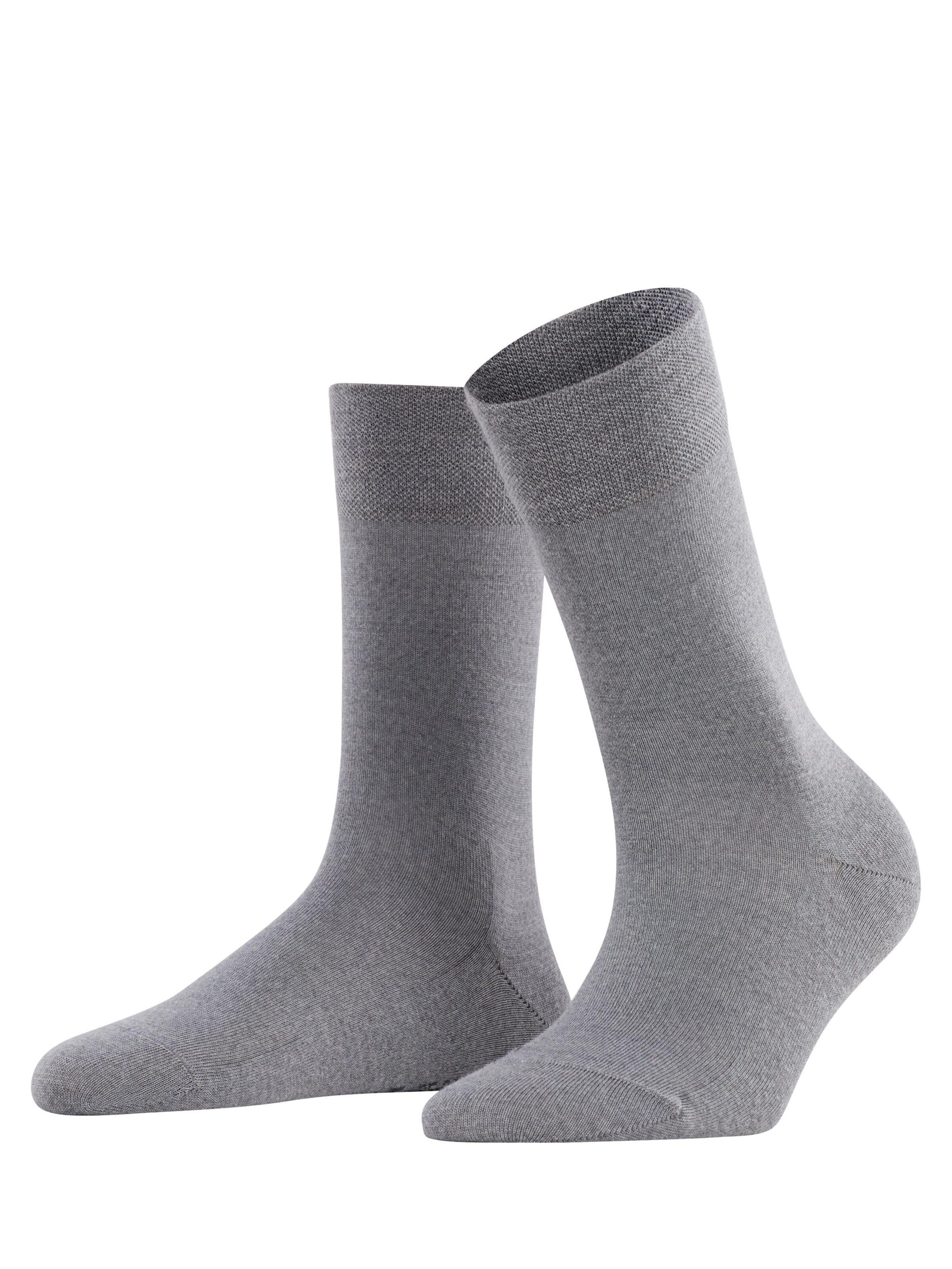 FALKE Socken 'Sensitive Berlin'‌‌‌‌ in Grau: Vorderseite