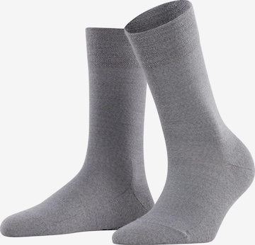 FALKE Socken 'Sensitive Berlin' in Grau: Vorderseite