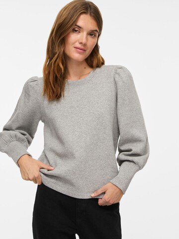 Sweat-shirt 'VIVERA' VILA en gris : devant