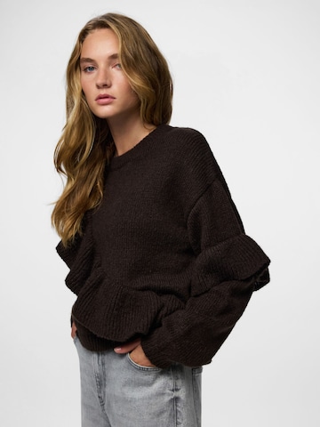 Pull-over 'PCNOR' PIECES en marron