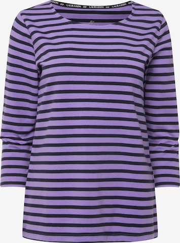 LAURASØN Shirt in Purple: front