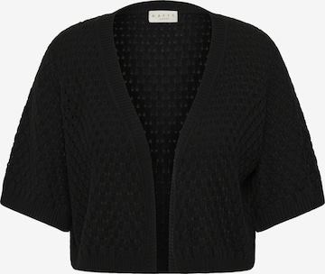 KAFFE CURVE Cardigan 'KCSilje' i sort: forside
