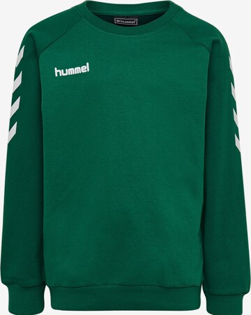 Hummel Sweatshirt in Groen: voorkant