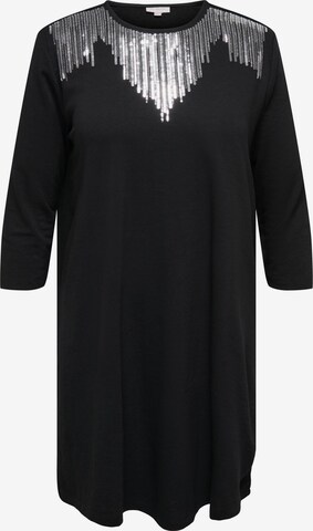 ONLY Carmakoma Cocktail Dress in Black: front