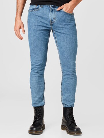 Effilé Jean '512™ Slim Taper Lo Ball' LEVI'S ® en bleu : devant