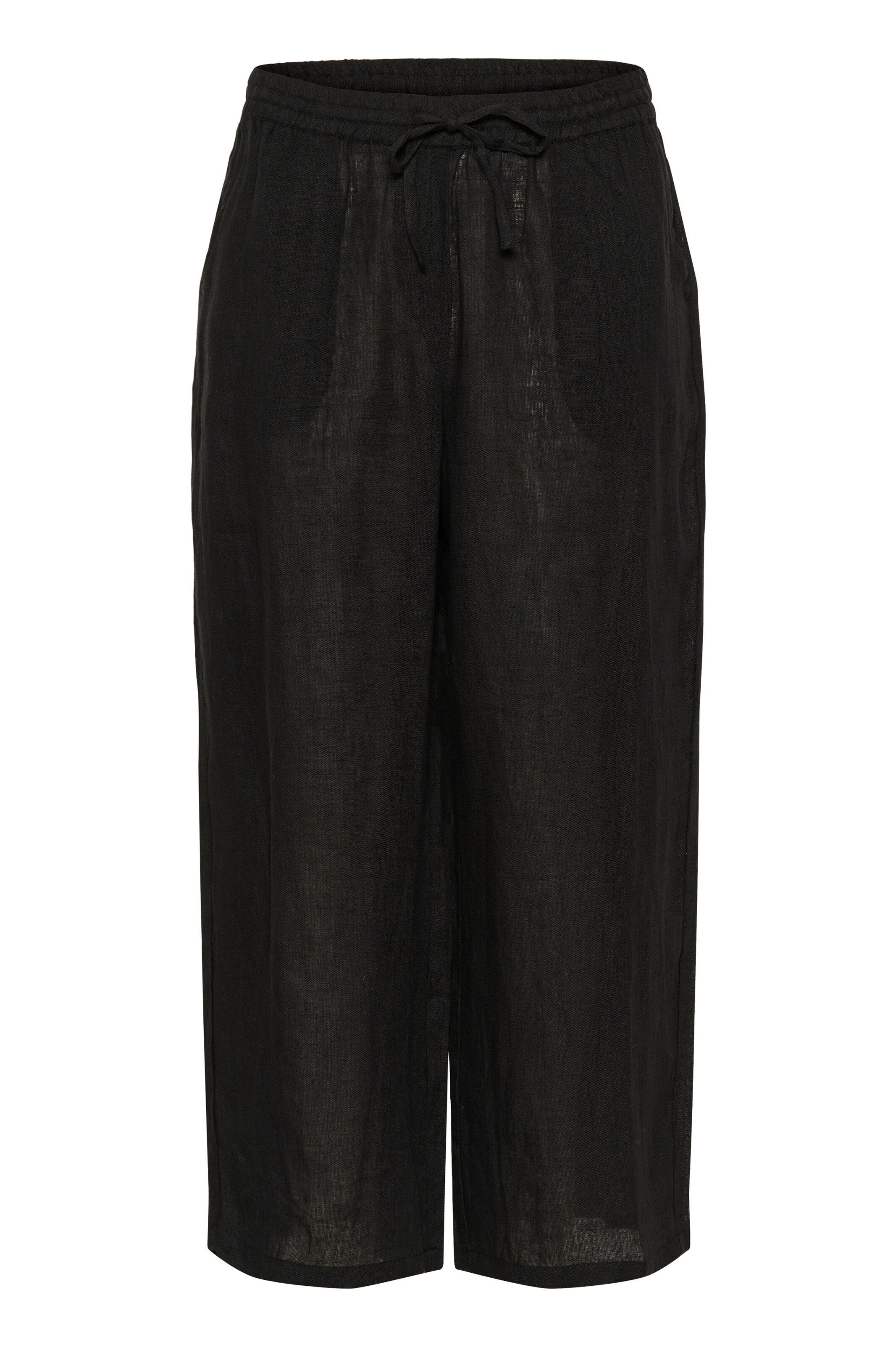 Cream Loosefit Broek 'CRBelli' in Zwart: voorkant