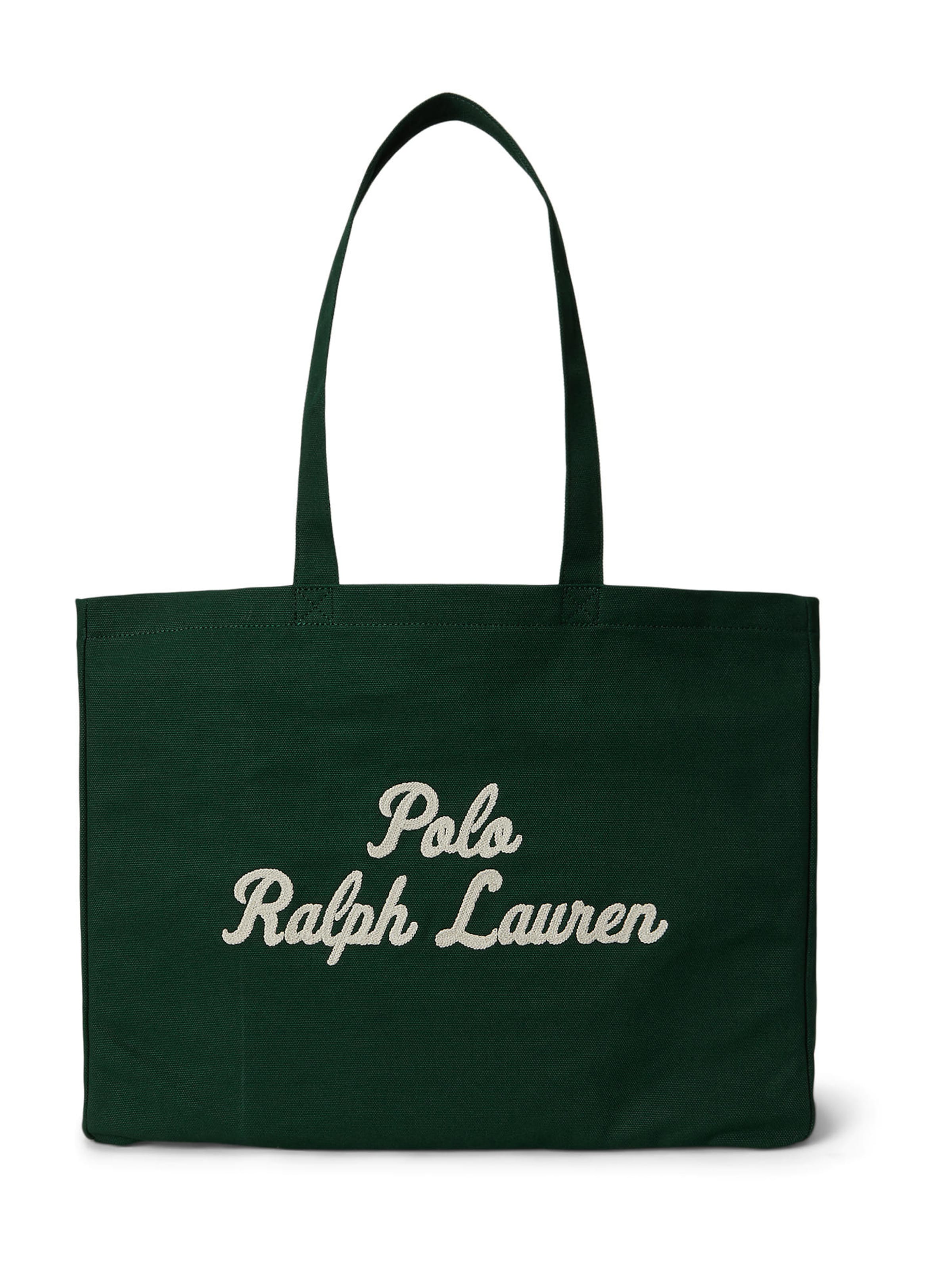 Cabas Polo Ralph Lauren en vert : devant