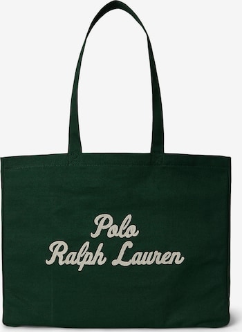 Polo Ralph Lauren Чанта тип "Shopper" в зелено: отпред
