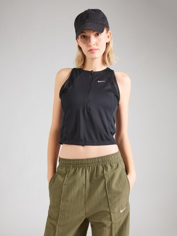 NIKE - Top desportivo em preto: frente