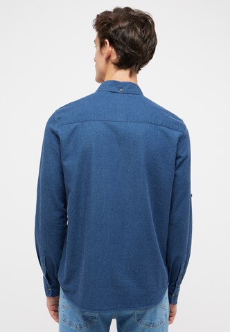 MUSTANG Regular Fit Hemd in Blau