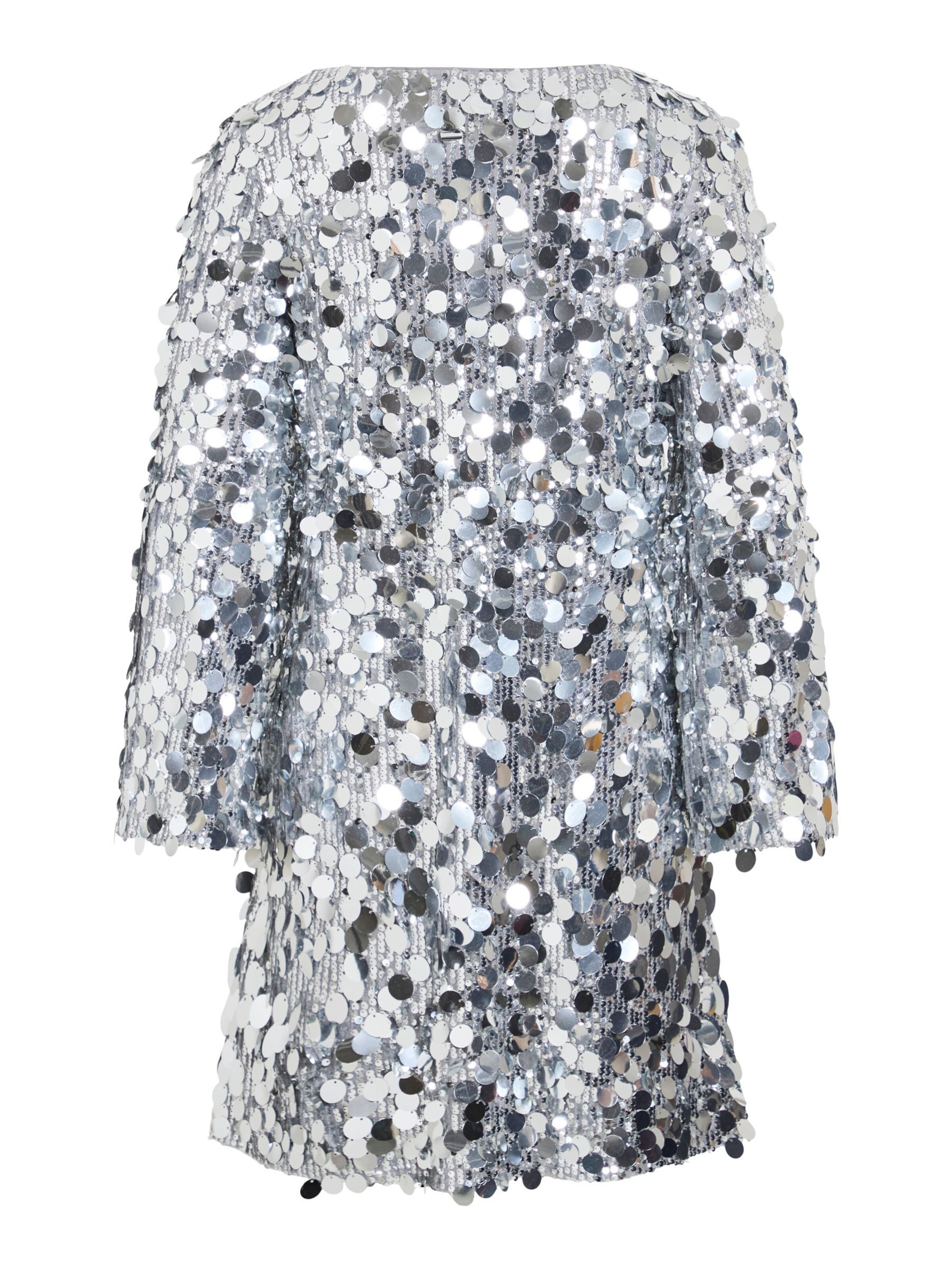 VILA Cocktailjurk 'VIChaya' in Zilver