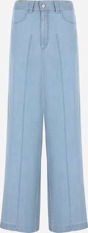 FRESHLIONS Regular Trousers 'Giona' in Blue: front