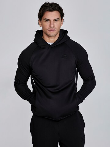 SikSilk Pullover in Schwarz: Vorderseite