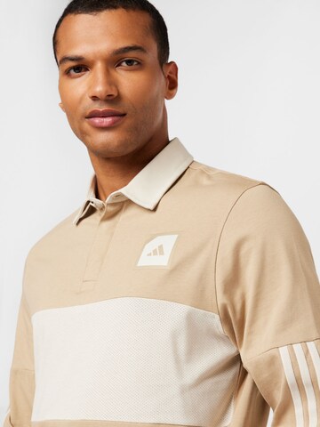 ADIDAS GOLF Performance Shirt in Beige