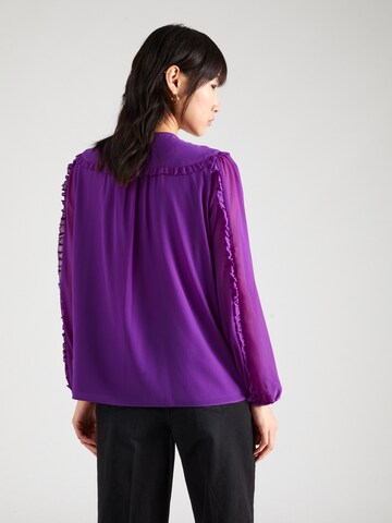 Lauren Ralph Lauren Bluse in Lila