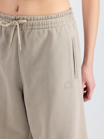 ALPHA INDUSTRIES Regular Sports trousers 'Essentials' in Beige