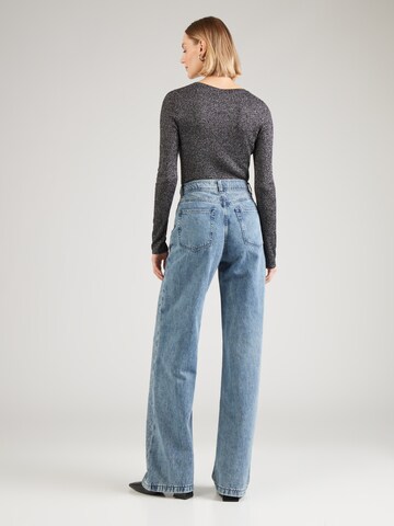 BOSS Wide Leg Jeans 'MARLENE' in Blau