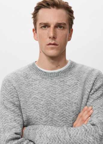 MANGO MAN Pullover 'Herring' in Grau