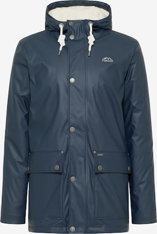 ICEBOUND Between-Season Jacket in Blue: front