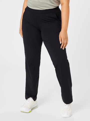 Esprit Sport Curvy Regular Broek in Zwart: voorkant