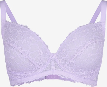 Invisible Soutien-gorge 'LNAJA' Devoted by Zizzi en violet : devant