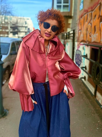IUnique Between-season jacket 'Eclipse' in Pink: front