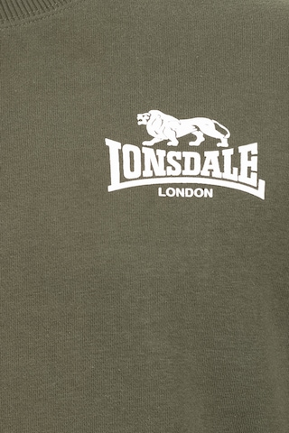 Felpa 'LONGRIDGE' di LONSDALE in verde