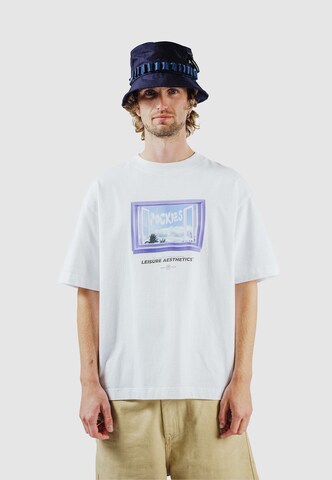 T-Shirt 'L.A. Window' Pockies en blanc : devant
