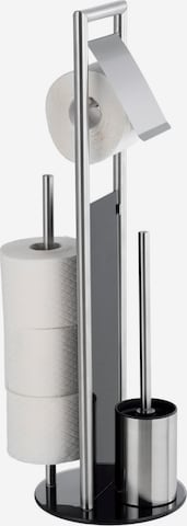 Wenko WC-Garnitur 'Ravina' in Silber: Vorderseite