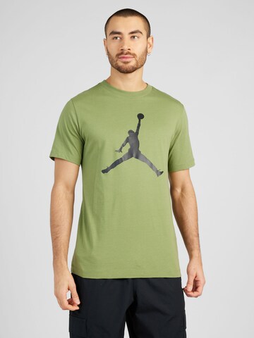 Jordan Shirt in Groen: voorkant