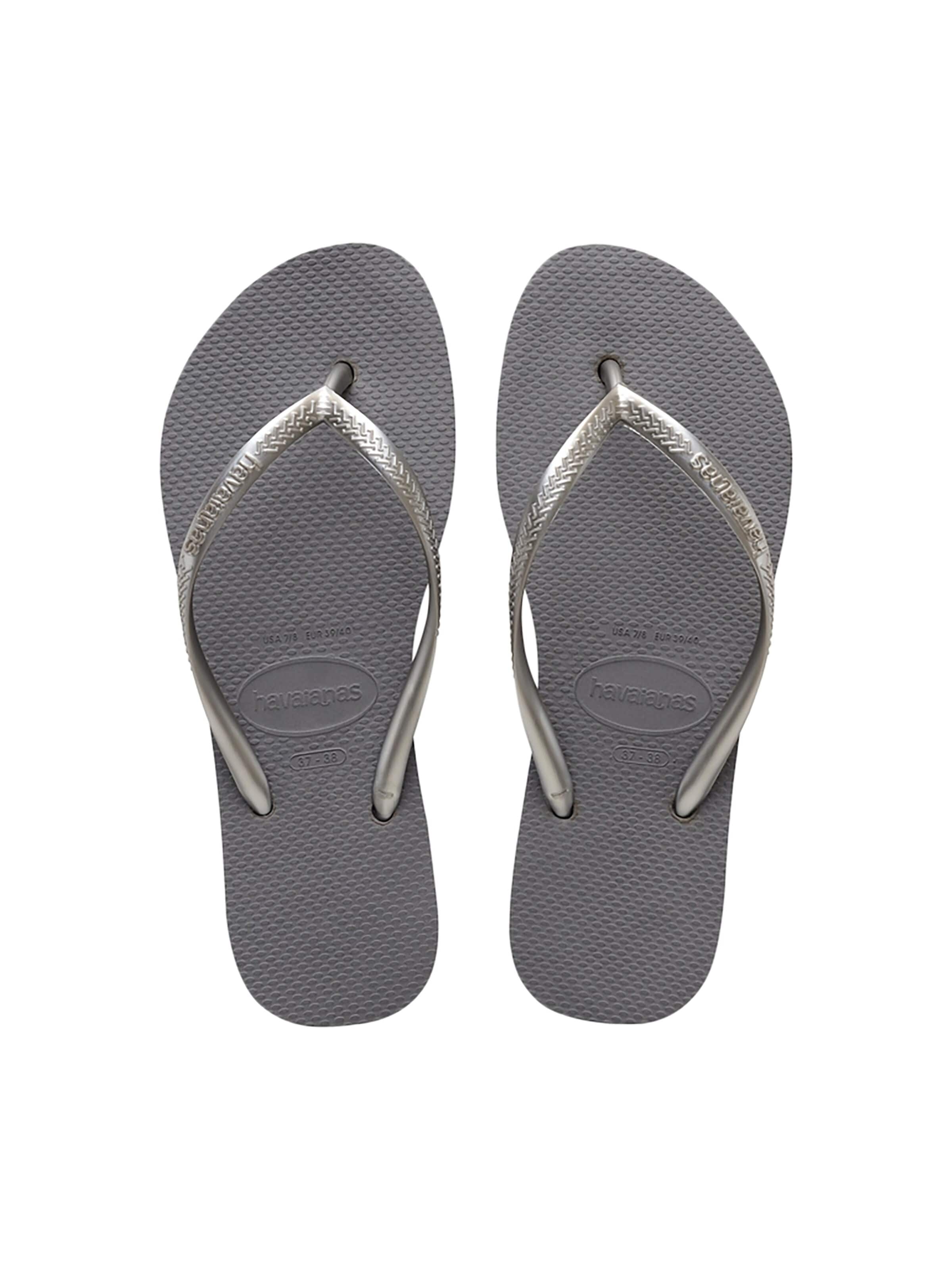 HAVAIANAS - Sandalias en gris: frente