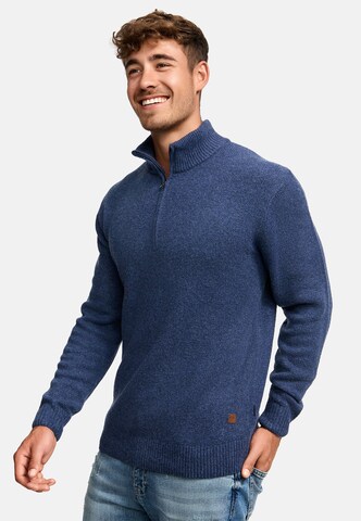 INDICODE JEANS Trui ' Lokant ' in Blauw