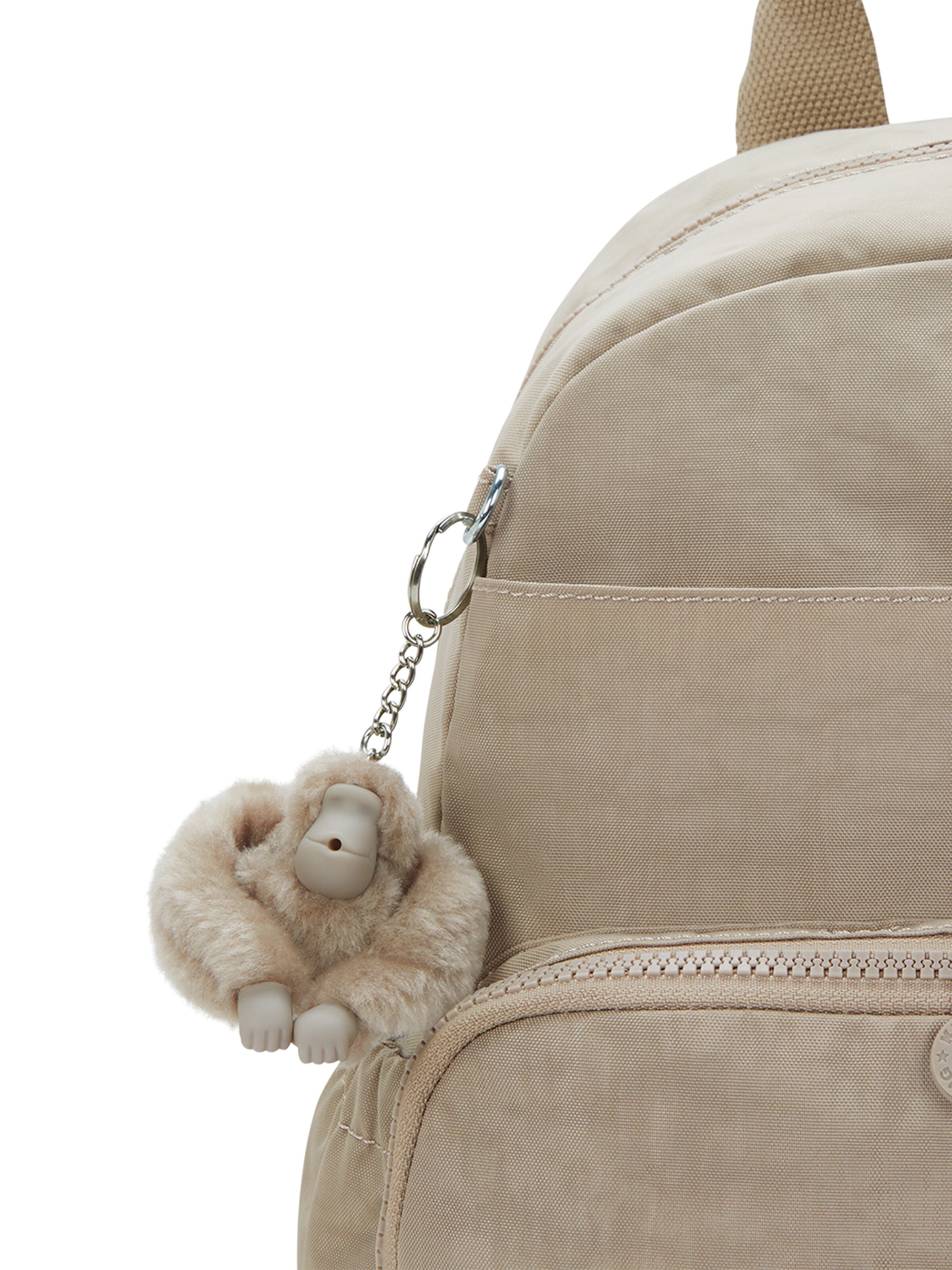 KIPLING - Mochila 'Maisie' em bege