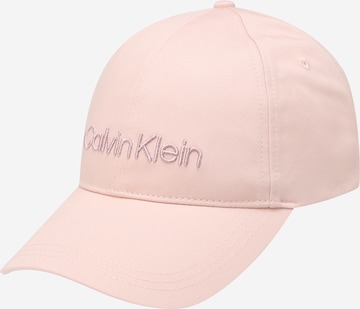 Calvin Klein Cap in Pink: front