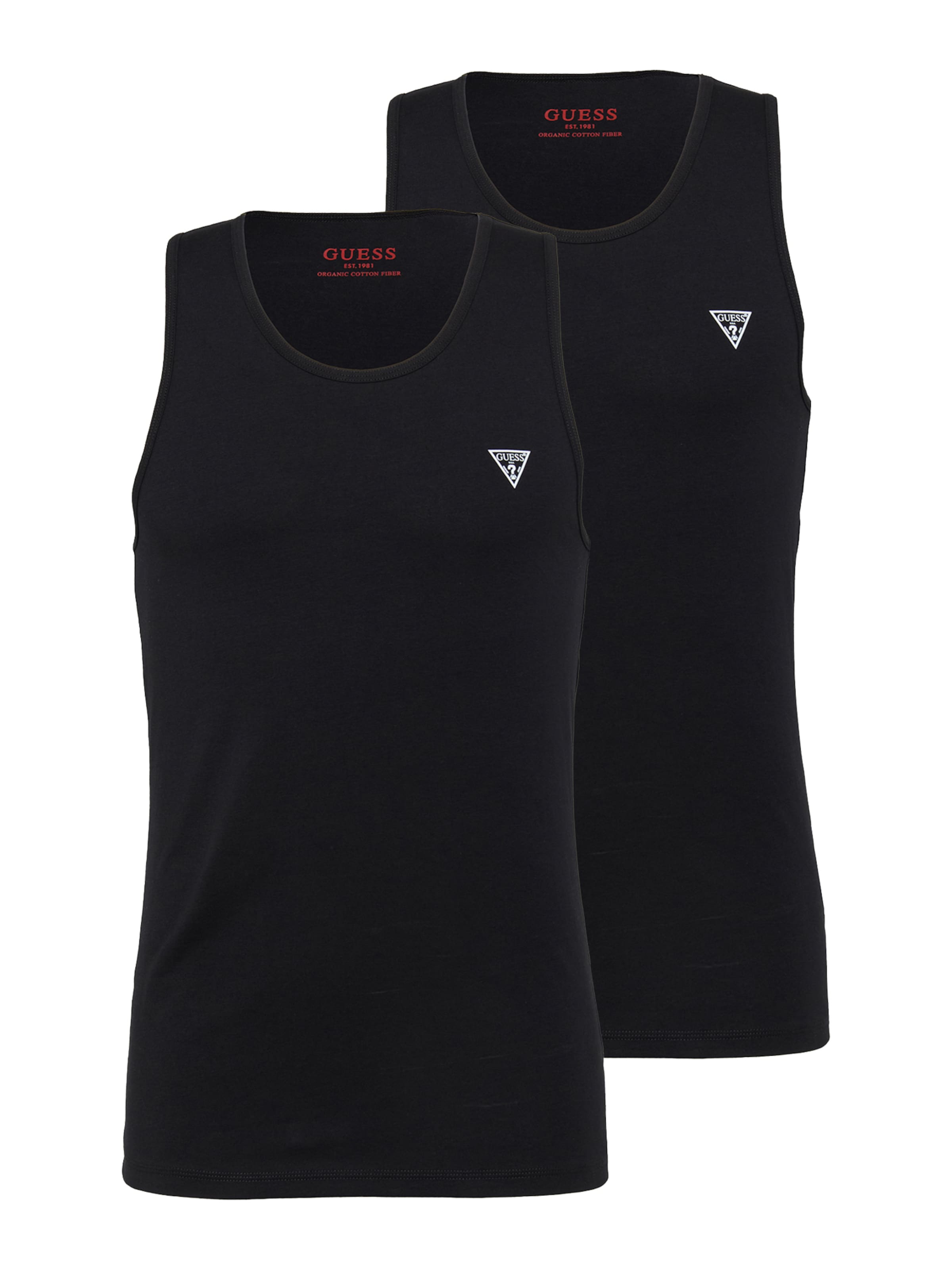 GUESS Undershirt 'Caleb Hero' in Black: front