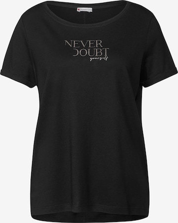 STREET ONE Shirt in Schwarz: Vorderseite