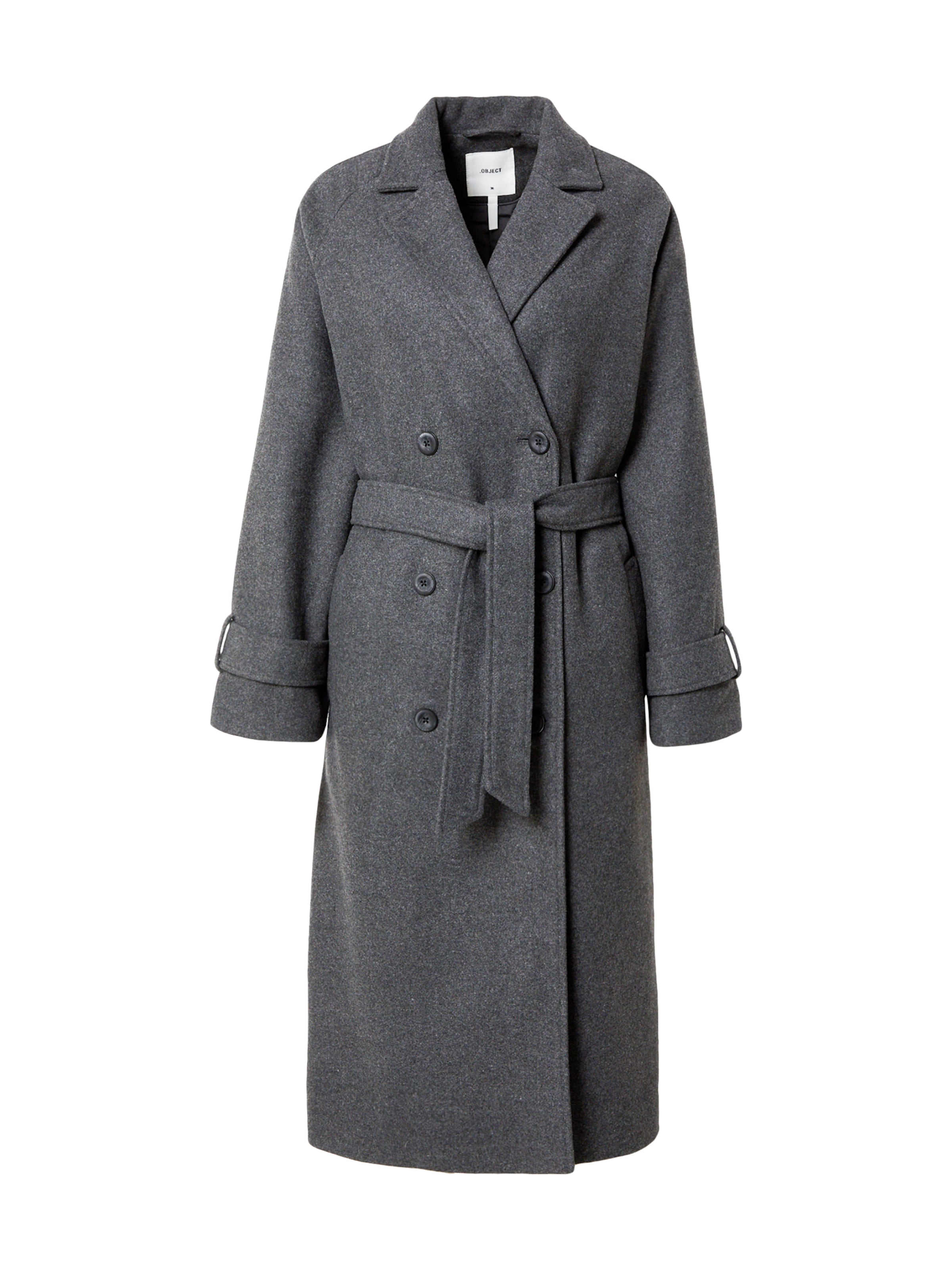 OBJECT Přechodný kabát 'OBJKEILY' – šedá: přední strana