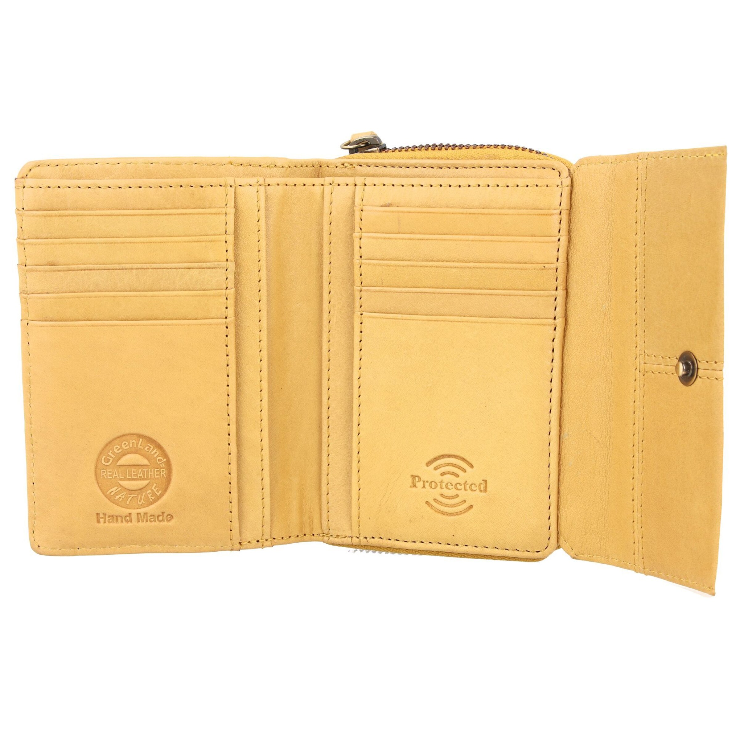 Porte-monnaies 'Nature Soft' Greenland Nature en jaune