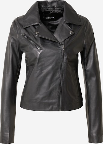 Studio AR - Chaqueta de entretiempo 'RYLAN' en negro: frente