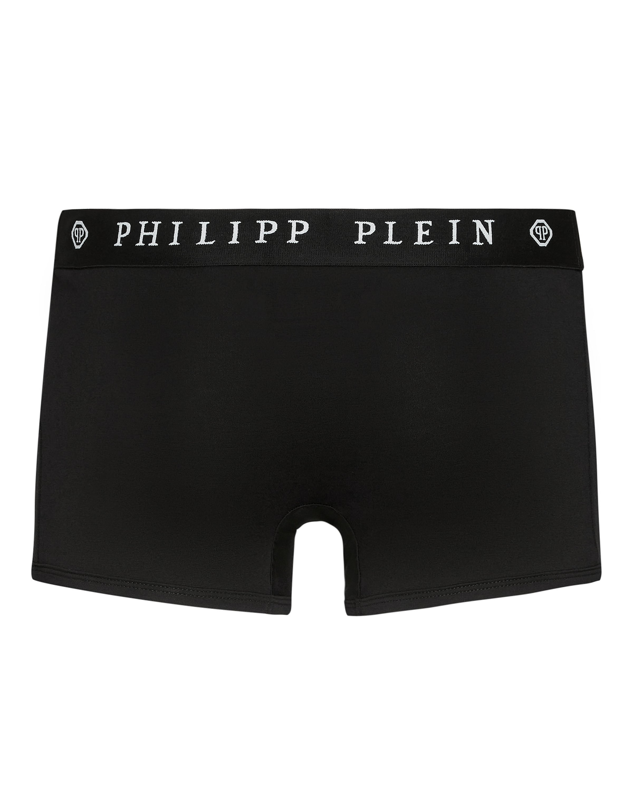 Philipp Plein - Boxers 'Skull' em preto