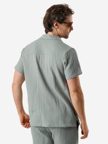 Seaside Regular fit Button Up Shirt in Green