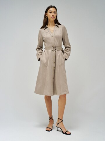 Salsa Jeans Shirt dress in Beige: front