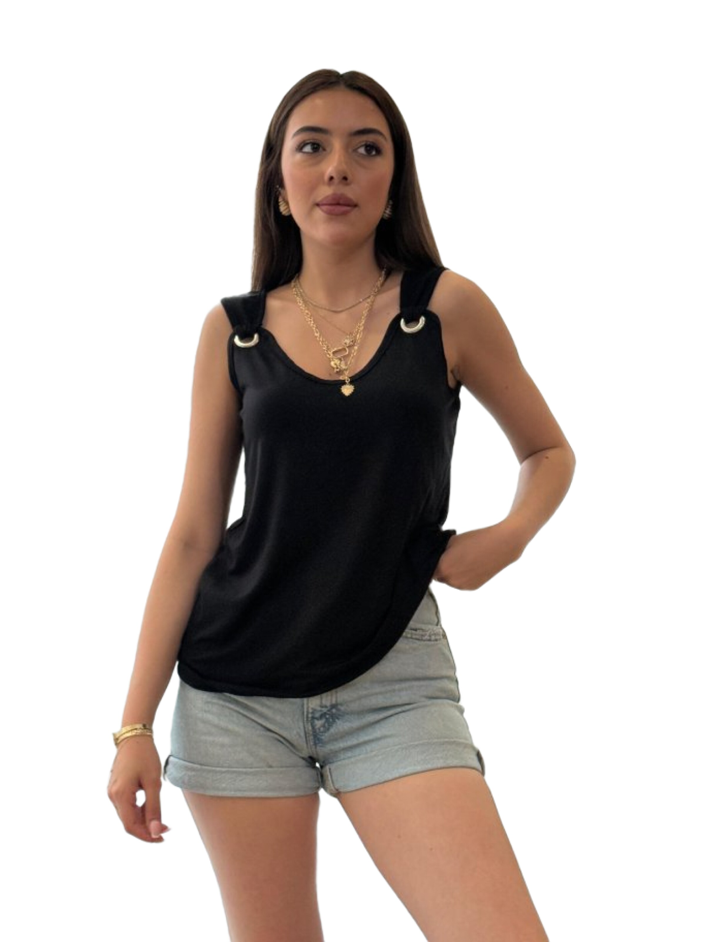 Haut JANE's en noir : devant