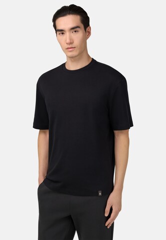 Boggi Milano T-Shirt in Schwarz: Vorderseite